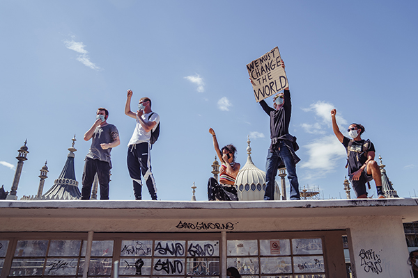 Bus Stop_BrightonProtest